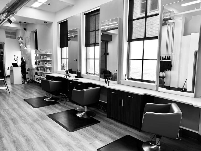 亀戸の会員制美容室 Hair & Make Up Rapport の店内